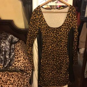 Body con dress nicki Minaj xl leopard